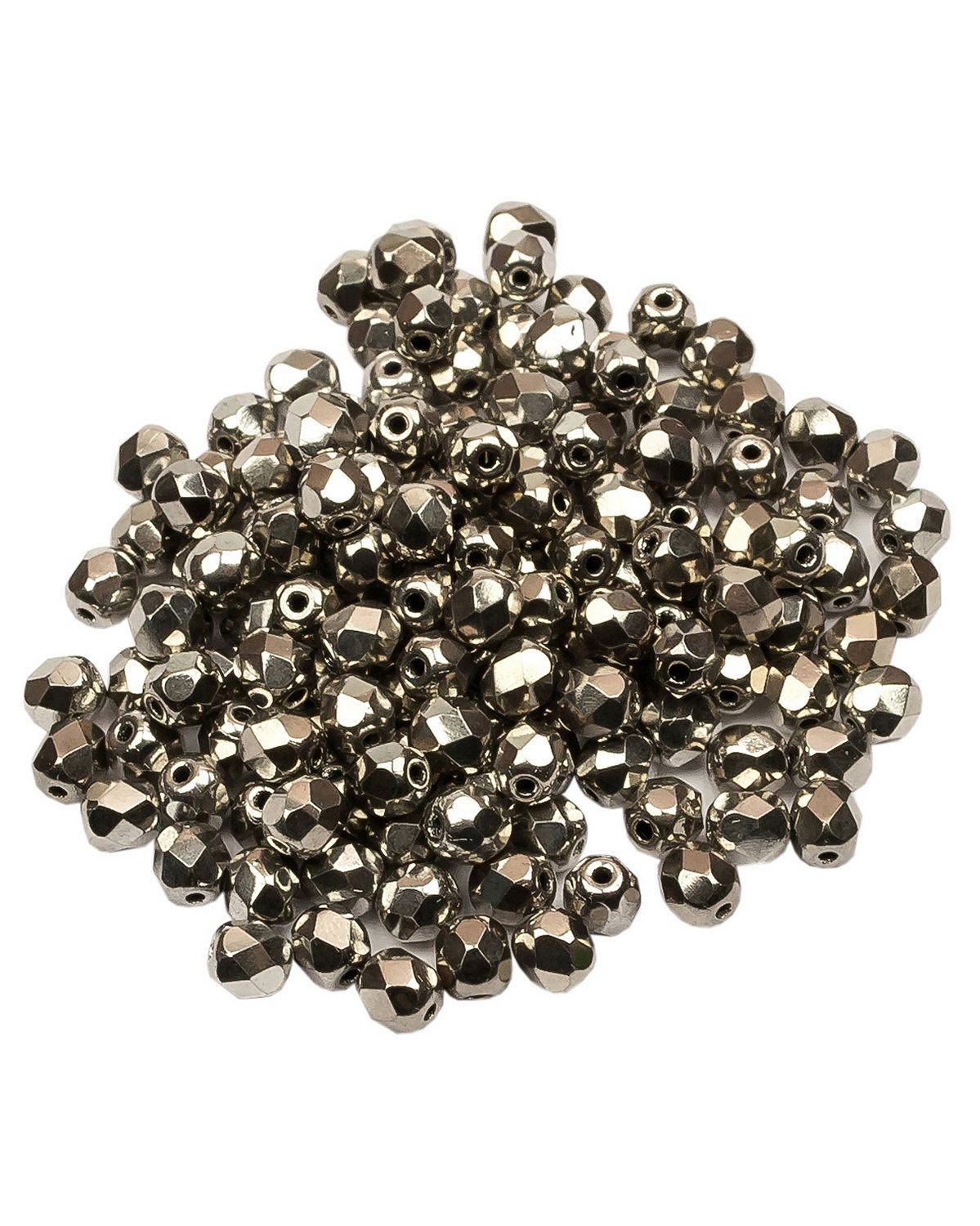 Стеклянные чешские бусины Fire polished beads ганеные круглые 4 мм Jet Argentic Full 150шт, Разноцветный, FP-4
Стеклянные чешские бусины Fire polished beads ганеные круглые 4 мм Jet Argentic Full 150шт, Разноцветный, FP-4