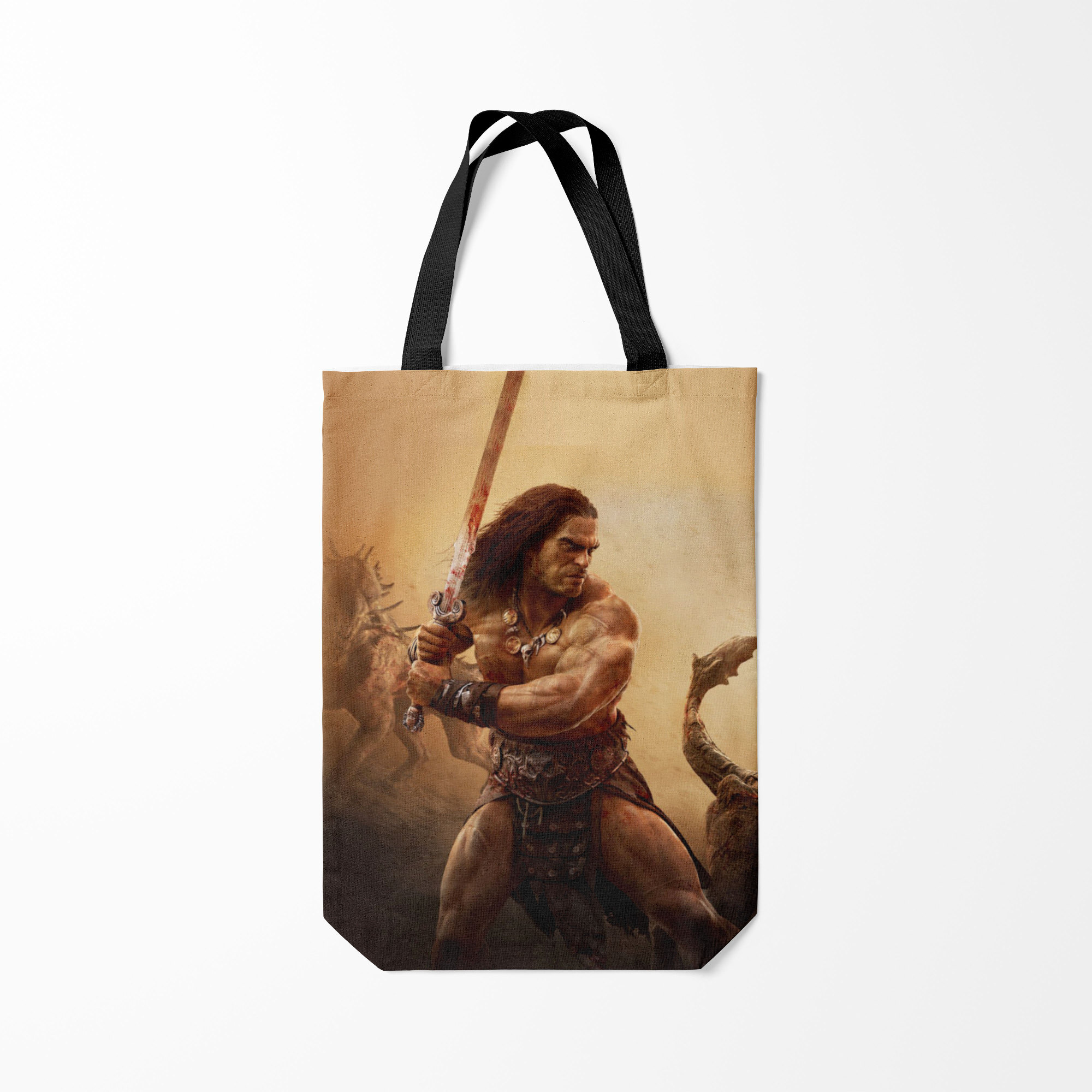 Сумка шoппер унисекс Burnettie Conan Exiles Conan Хайбория Аканна Конан, коричневый, Conan Exiles Conan Хайбория Аканна Конан
Сумка шoппер унисекс Burnettie Conan Exiles Conan Хайбория Аканна Конан, коричневый, Conan Exiles Conan Хайбория Аканна Конан