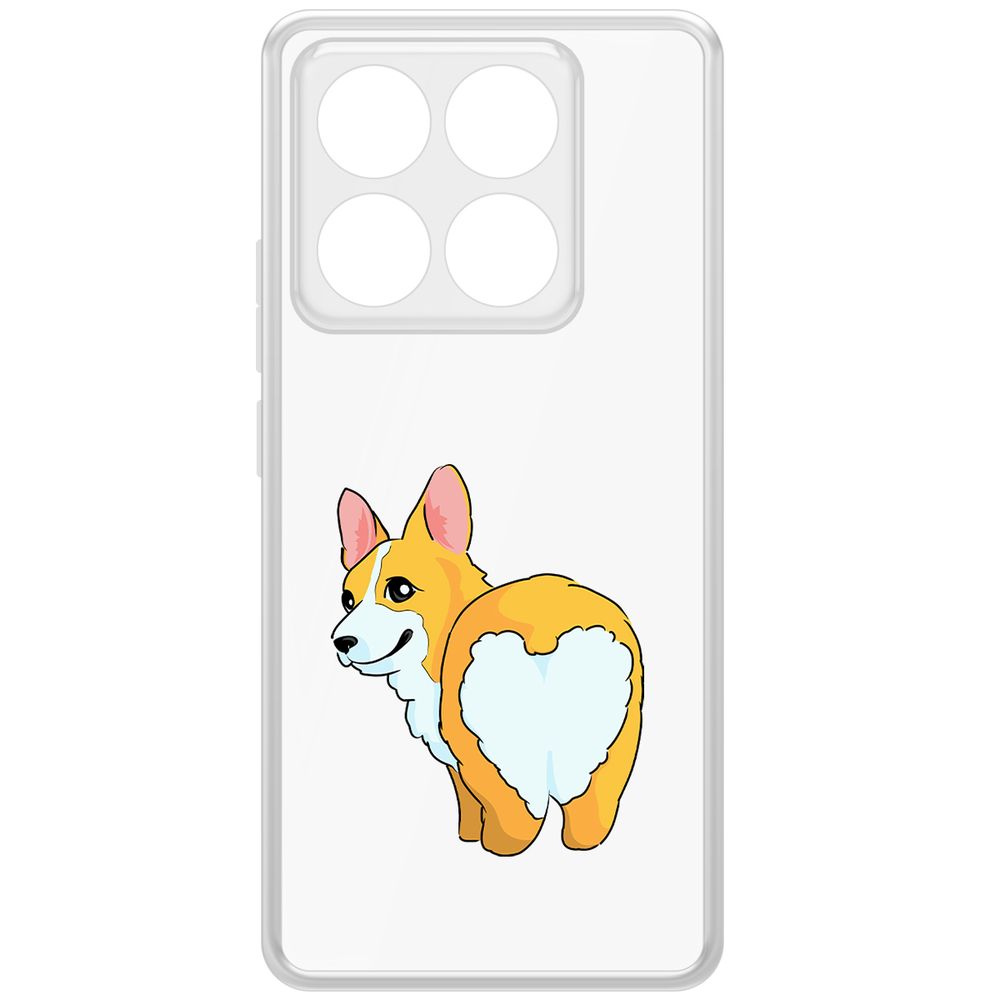 Чехол-накладка Krutoff Clear Case Рисованный корги вид 2 для Xiaomi 14T Pro, Прозрачный
Чехол-накладка Krutoff Clear Case Рисованный корги вид 2 для Xiaomi 14T Pro, Прозрачный