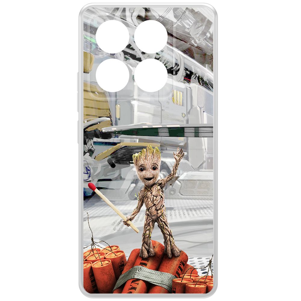 Чехол-накладка Krutoff Clear Case Стражи Галактики. Малыш Грут для Xiaomi 14T Pro, Прозрачный
Чехол-накладка Krutoff Clear Case Стражи Галактики. Малыш Грут для Xiaomi 14T Pro, Прозрачный