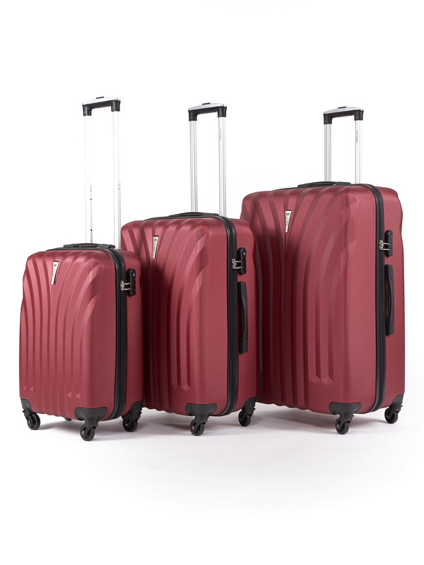 Комплект чемоданов унисекс L'Case Phuket винный S/M/L, Бордовый, Phuket (S, M, L)
Комплект чемоданов унисекс L'Case Phuket винный S/M/L, Бордовый, Phuket (S, M, L)