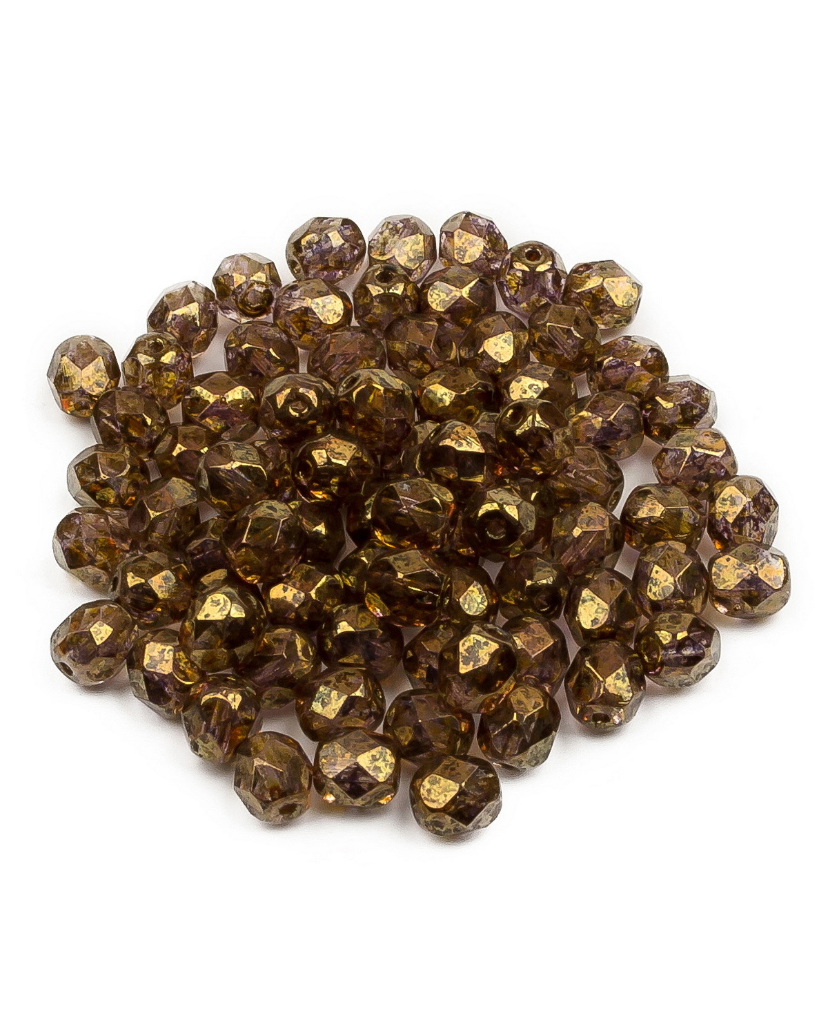 Чешские бусины, Fire Polished Beads, ганеные, 6 мм, цвет: Crystal Lila Gold Luster, 80шт, Золотой, FP-6
Чешские бусины, Fire Polished Beads, ганеные, 6 мм, цвет: Crystal Lila Gold Luster, 80шт, Золотой, FP-6
