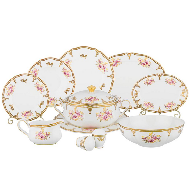 Столовый сервиз Prouna “Nostalgia rose” на 6 персон, 26 предметов, обеденный, 621-048
Столовый сервиз Prouna “Nostalgia rose” на 6 персон, 26 предметов, обеденный, 621-048