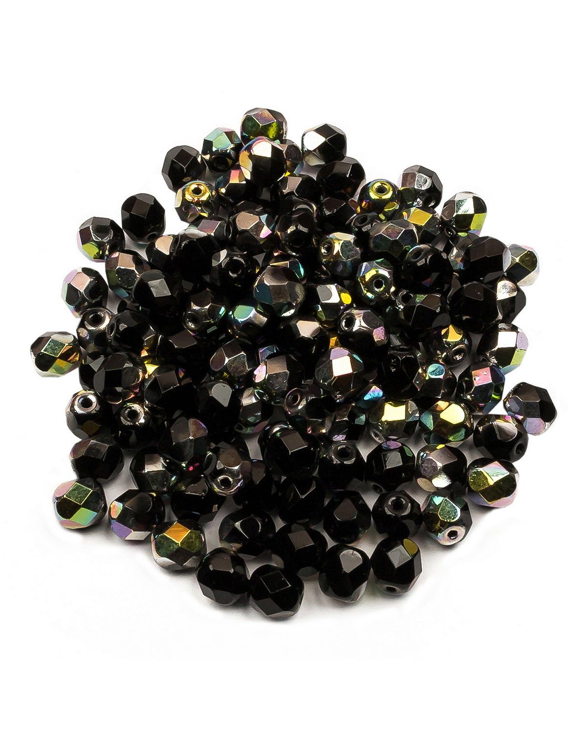 Чешские бусины, Fire Polished Beads, ганеные, 6 мм, цвет: Jet Vitrail, 120шт, Черный, FP-6
Чешские бусины, Fire Polished Beads, ганеные, 6 мм, цвет: Jet Vitrail, 120шт, Черный, FP-6
