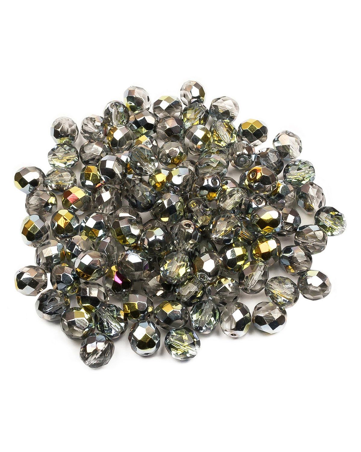 Стеклянные чешские бусины Fire polished beads ганеные круглые 8 мм Crystal Marea 100шт, Серебристый, FP-8
Стеклянные чешские бусины Fire polished beads ганеные круглые 8 мм Crystal Marea 100шт, Серебристый, FP-8