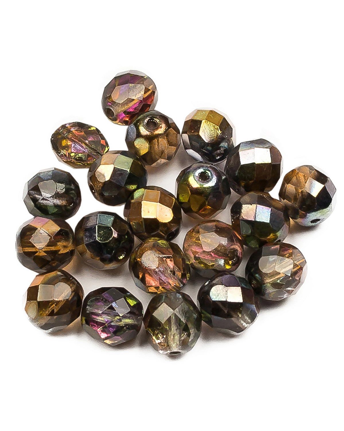 Стеклянные чешские бусины Fire polished beads ганеные круг 8 мм Crystal Magic Copper 20шт, Разноцветный, FP-8
Стеклянные чешские бусины Fire polished beads ганеные круг 8 мм Crystal Magic Copper 20шт, Разноцветный, FP-8