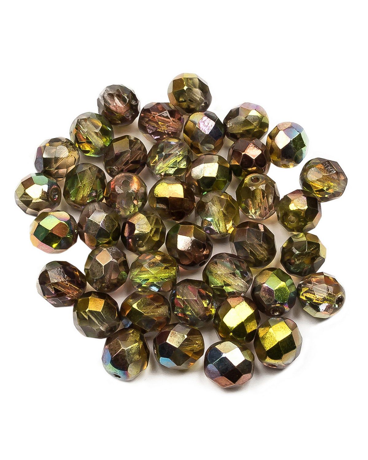 Стеклянные чешские бусины Fire polished beads ганеные круг 8 мм Crystal Magic Green 40шт, Зеленый, FP-8
Стеклянные чешские бусины Fire polished beads ганеные круг 8 мм Crystal Magic Green 40шт, Зеленый, FP-8