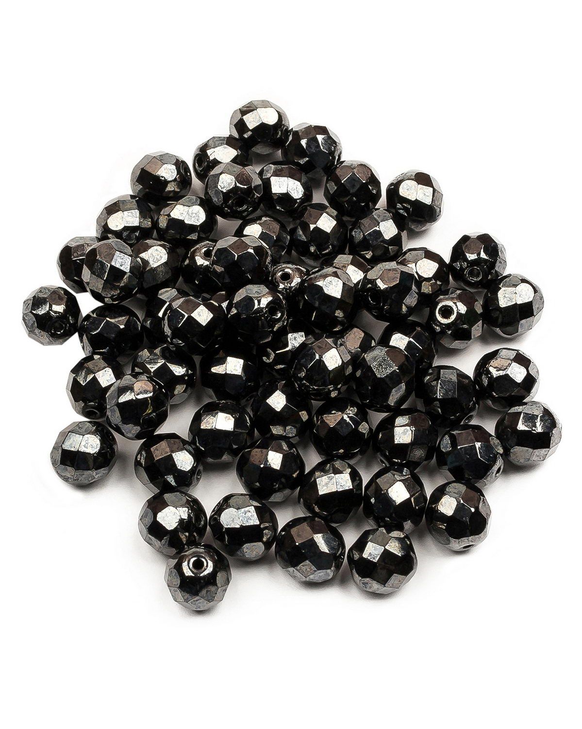 Стеклянные чешские бусины Fire polished beads ганеные круглые 8 мм Jet Hematite 60шт, Черный, FP-8
Стеклянные чешские бусины Fire polished beads ганеные круглые 8 мм Jet Hematite 60шт, Черный, FP-8