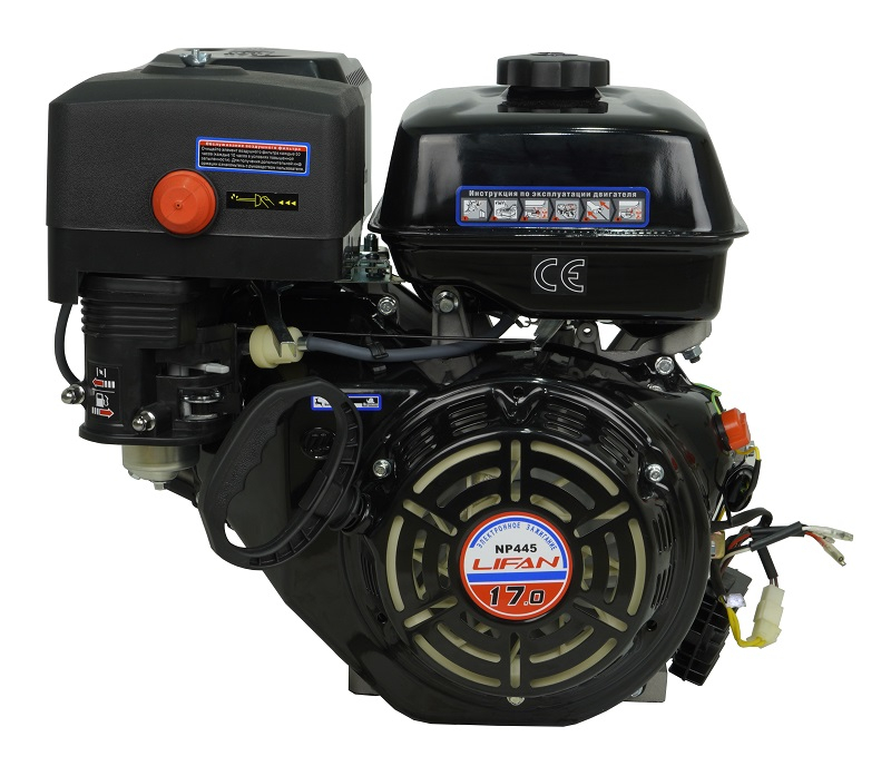 Двигатель бензиновый Lifan NP445 D25 3A (17л.с., 445куб.см, вал 25мм, ручной старт), NP445
Двигатель бензиновый Lifan NP445 D25 3A (17л.с., 445куб.см, вал 25мм, ручной старт), NP445
