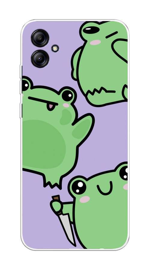 Чехол на Samsung Galaxy A04e/A042 "Опасные лягушата", Фиолетовый;зеленый;черный, 2107650-1
Чехол на Samsung Galaxy A04e/A042 "Опасные лягушата", Фиолетовый;зеленый;черный, 2107650-1