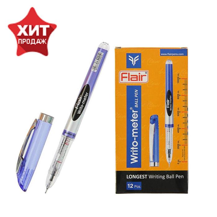 Ручка шариковая Flair Writo-Meter, узел- игла 0,6 мм (пишет 10 км) масляная основа, шкала
Ручка шариковая Flair Writo-Meter, узел- игла 0,6 мм (пишет 10 км) масляная основа, шкала
