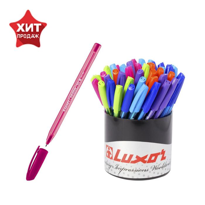 Ручка шариковая Luxor InkGlide 100 Icy синяя, 0,7мм, трехгран, корпус ассорти 16700/50 Tub
Ручка шариковая Luxor InkGlide 100 Icy синяя, 0,7мм, трехгран, корпус ассорти 16700/50 Tub