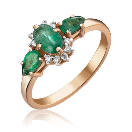 Кольцо из золота с бриллиантом/изумрудом р. 18 PLATINA jewelry 01-1453-00-106-1110-30, 01-1453-00-106-1110-30
Кольцо из золота с бриллиантом/изумрудом р. 18 PLATINA jewelry 01-1453-00-106-1110-30, 01-1453-00-106-1110-30