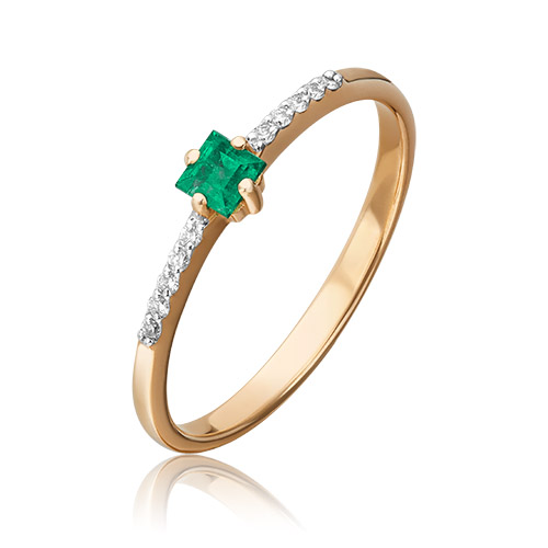 Кольцо из золота с изумрудом/бриллиантом р. 16 PLATINA jewelry 01-1460-00-106-1110-30, 01-1460-00-106-1110-30
Кольцо из золота с изумрудом/бриллиантом р. 16 PLATINA jewelry 01-1460-00-106-1110-30, 01-1460-00-106-1110-30
