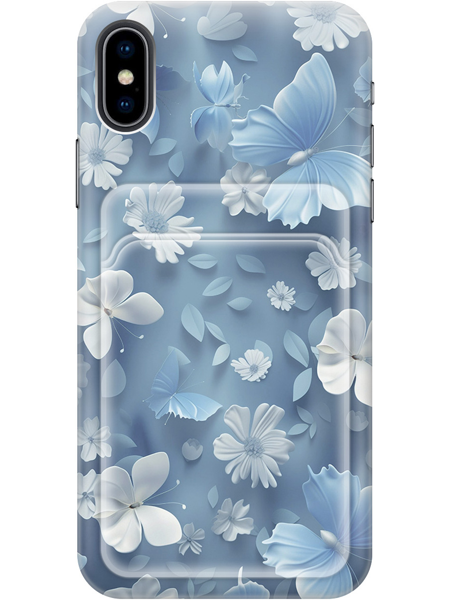 Силиконовый чехол на Apple iPhone Xs/X с принтом с карманом для карты прозрачный 784402, Прозрачный;белый;голубой, 715365410
Силиконовый чехол на Apple iPhone Xs/X с принтом с карманом для карты прозрачный 784402, Прозрачный;белый;голубой, 715365410