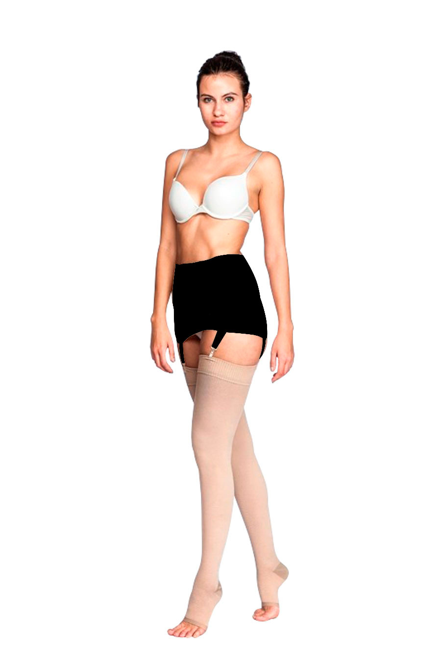 фото Пояс для чулок женский elestra 600-4ж черный 60 ru