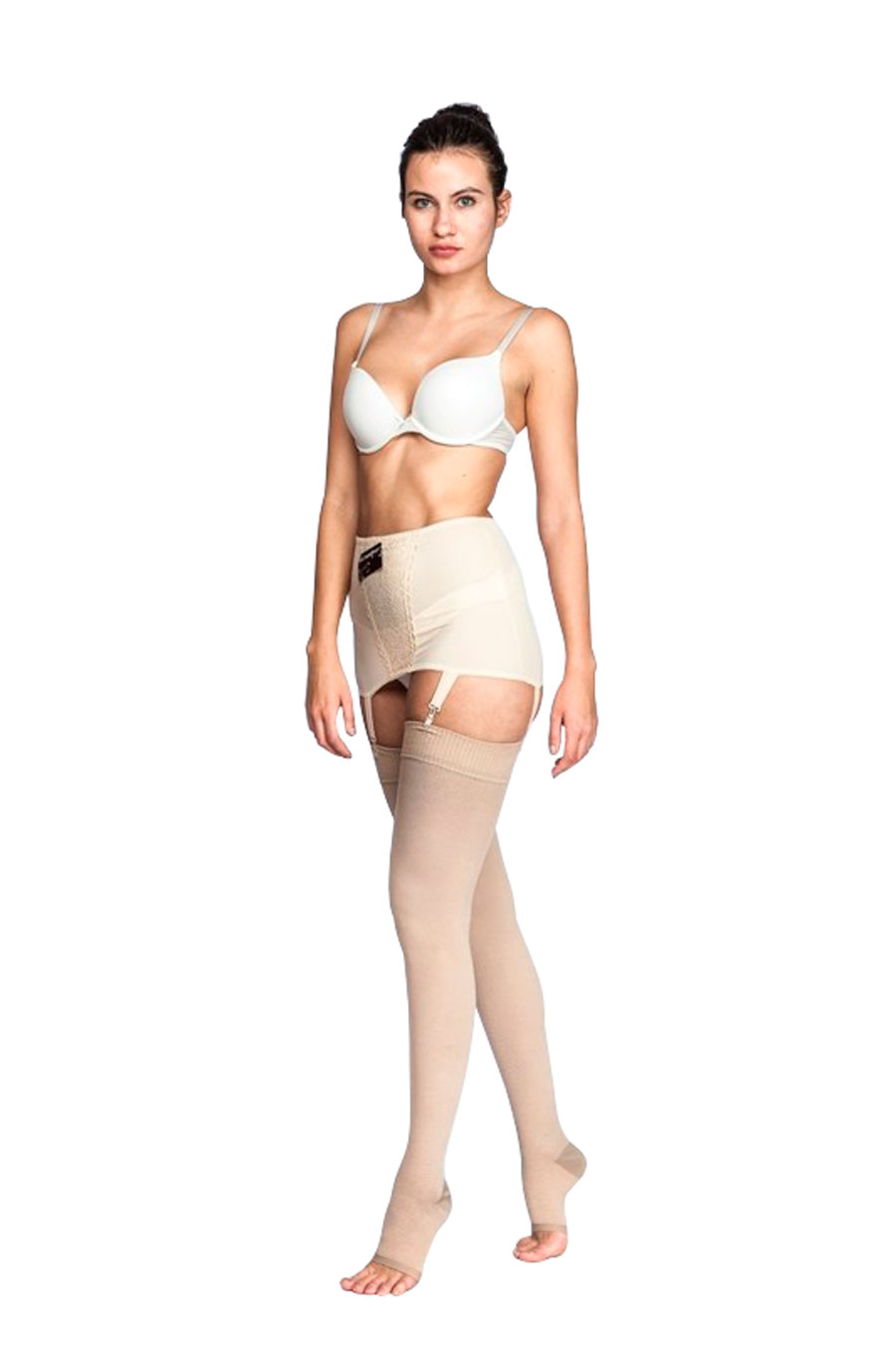 фото Пояс для чулок женский elestra 600-4ж бежевый 64 ru