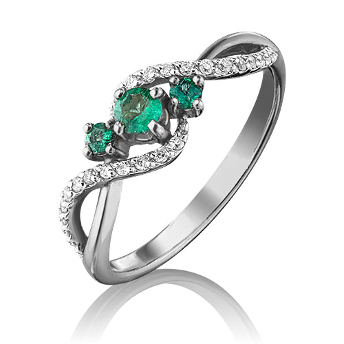 Кольцо из золота р. 17 PLATINA jewelry 01-1499-00-106-1120-30, бриллиант\изумруд, 01-1499-00-106-1120-30
Кольцо из золота р. 17 PLATINA jewelry 01-1499-00-106-1120-30, бриллиант\изумруд, 01-1499-00-106-1120-30