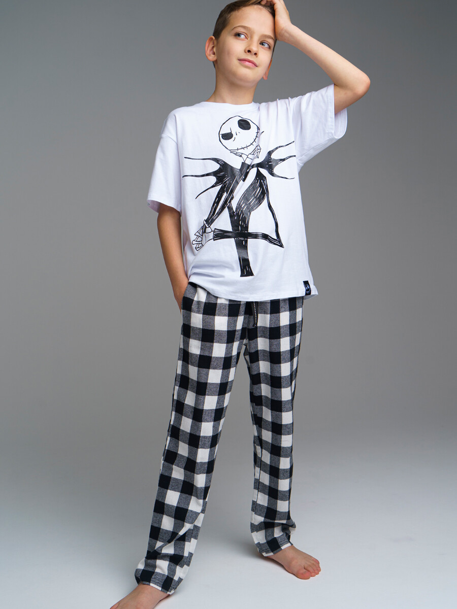 Комплект Family look футболка, брюки для мальчика PlayToday 42236046 белый, черный, 140, 42236046
Комплект Family look футболка, брюки для мальчика PlayToday 42236046 белый, черный, 140, 42236046