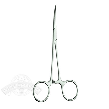 фото Зажим stinger sc-7589 7"forcep curved (загнутый) nobrand