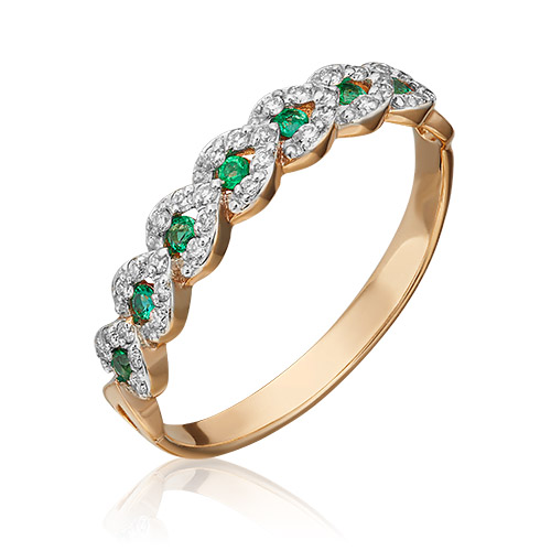 Кольцо из золота с изумрудом/бриллиантом р. 17 PLATINA jewelry 01-1534-00-106-1110-30, 01-1534-00-106-1110-30
Кольцо из золота с изумрудом/бриллиантом р. 17 PLATINA jewelry 01-1534-00-106-1110-30, 01-1534-00-106-1110-30