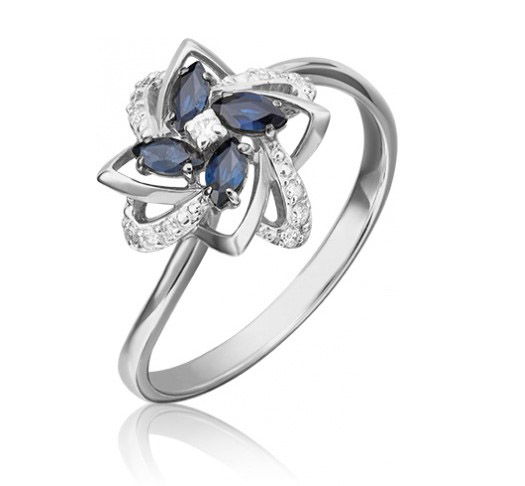 Кольцо из золота с сапфиром/бриллиантом р. 17,5 PLATINA jewelry 01-1573-00-105-1120-30, 01-1573-00-105-1120-30
Кольцо из золота с сапфиром/бриллиантом р. 17,5 PLATINA jewelry 01-1573-00-105-1120-30, 01-1573-00-105-1120-30