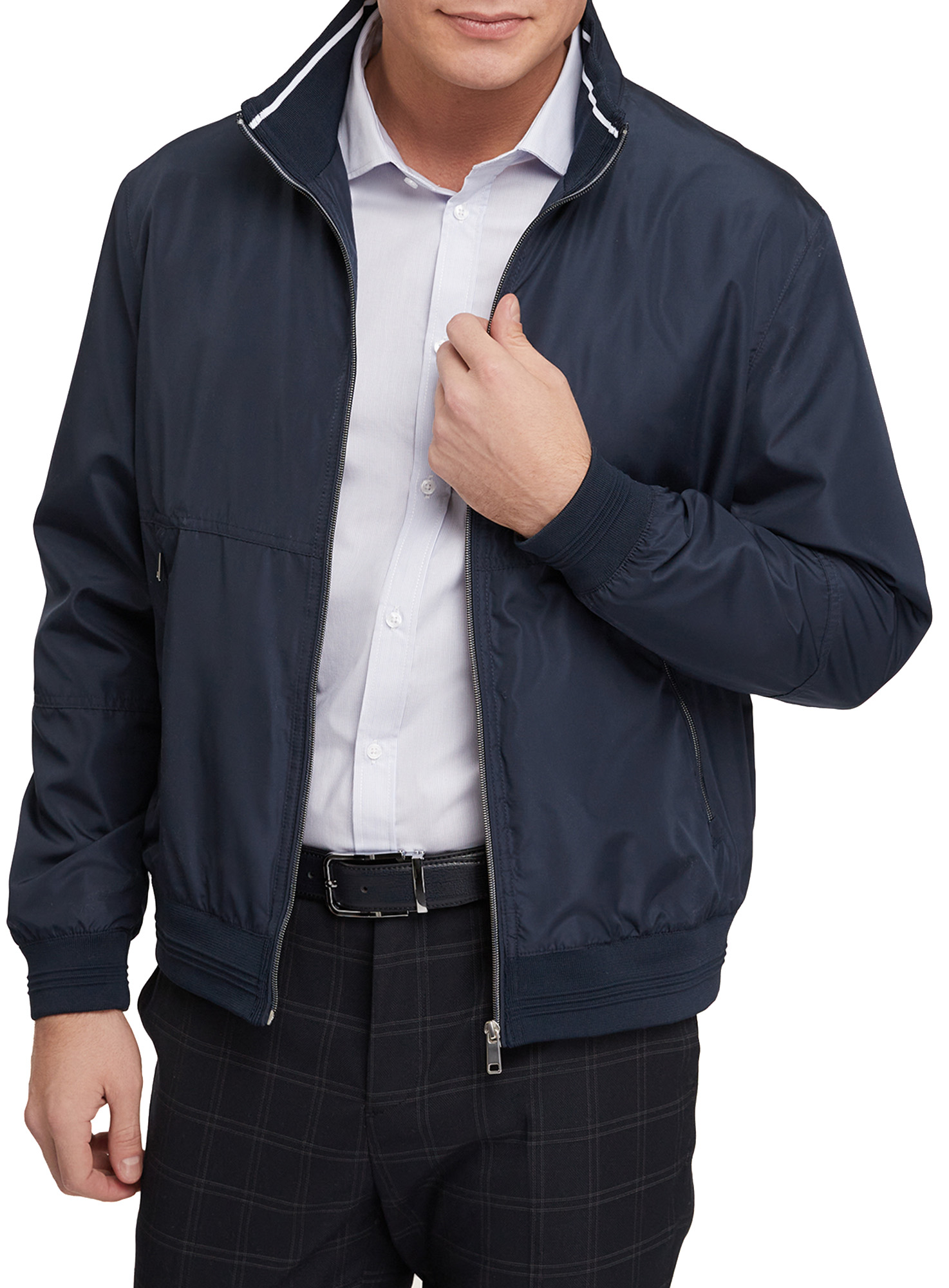 фото Ветровка мужская oodji 1l511080m синяя 2xl