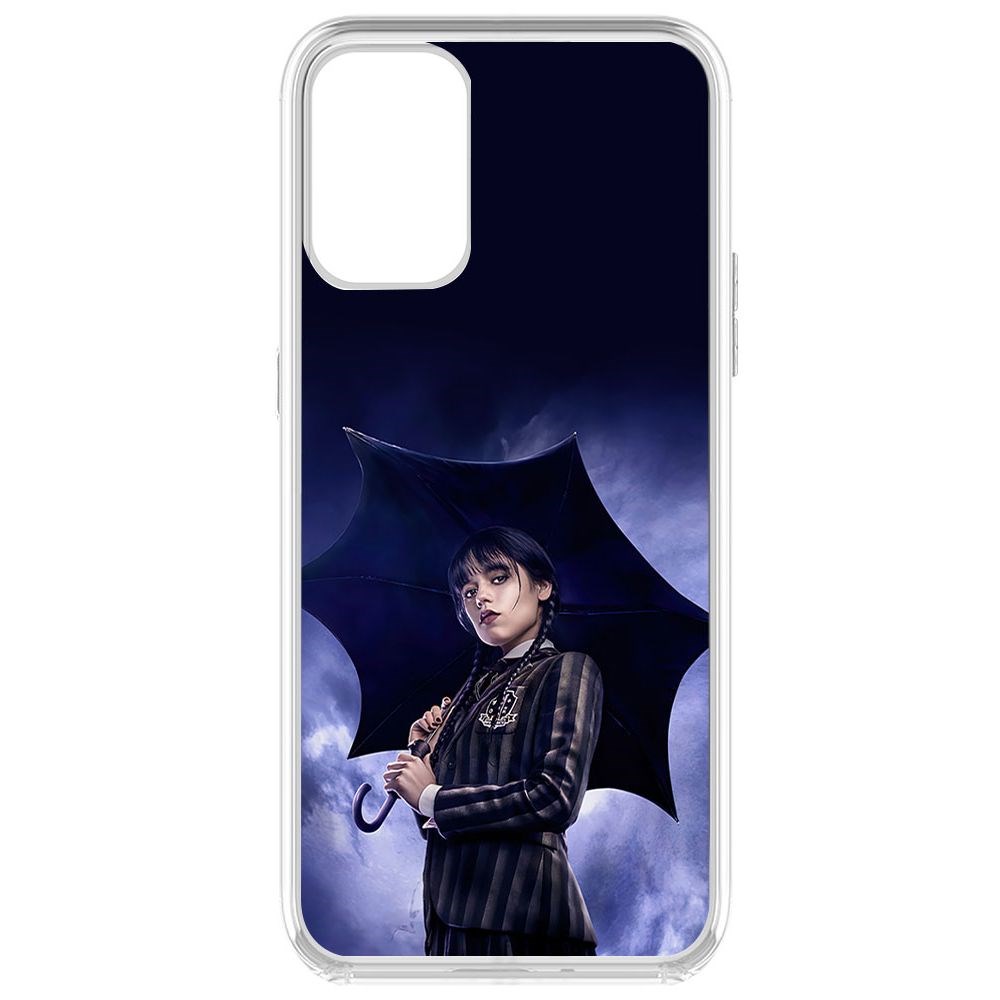 Чехол-накладка Krutoff Clear Case Уэнсдей Аддамс - Уэнсдей под зонтом для OnePlus 9R, Прозрачный
Чехол-накладка Krutoff Clear Case Уэнсдей Аддамс - Уэнсдей под зонтом для OnePlus 9R, Прозрачный