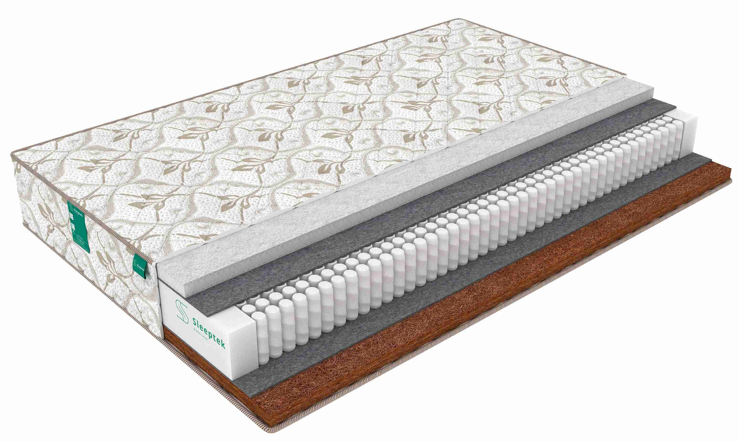 Матрас пружинный Sleeptek Perfect Strutto Cocos/brdmtr467712 95х180, Белый, Perfect Strutto Cocos
Матрас пружинный Sleeptek Perfect Strutto Cocos/brdmtr467712 95х180, Белый, Perfect Strutto Cocos