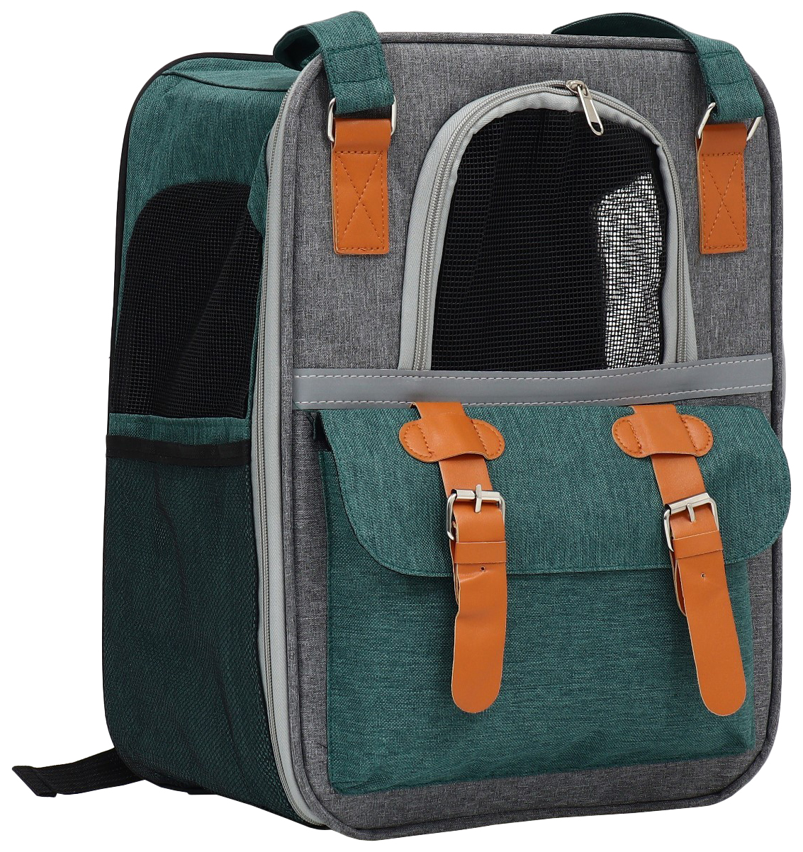 Рюкзак-переноска для животных, 52х22х41 см, зелёный
Рюкзак-переноска для животных, 52х22х41 см, зелёный