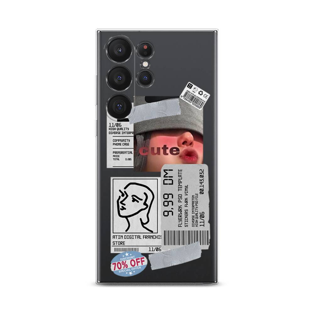 Чехол на Samsung Galaxy S23 Ultra 5G "Cute girl collage", Розовый;серый;голубой, 2107550-6
Чехол на Samsung Galaxy S23 Ultra 5G "Cute girl collage", Розовый;серый;голубой, 2107550-6