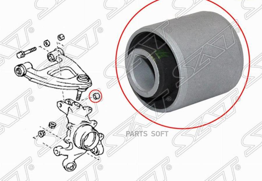 Sat St-42305-30040F Сайлентблок Неподвижный Задней Цапфы (К Продол. Тяге) Toyota Chaser/Cr
Sat St-42305-30040F Сайлентблок Неподвижный Задней Цапфы (К Продол. Тяге) Toyota Chaser/Cr