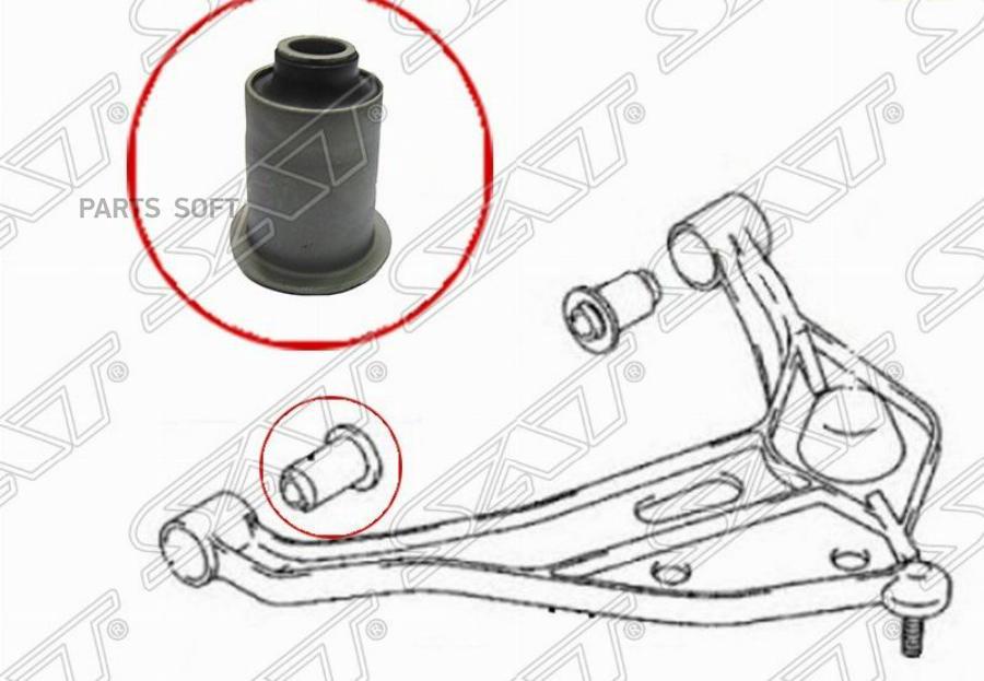 Сайлентблок Rr (задний) Переднего Рычага Suzuki Escudo/Grand/Vitara/Xl-7 97-06 Sat арт. ST
Сайлентблок Rr (задний) Переднего Рычага Suzuki Escudo/Grand/Vitara/Xl-7 97-06 Sat арт. ST