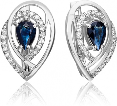 Серьги из белого золота с сапфиром/бриллиантом PLATINA jewelry 02-0101-00-105-1120-30, 02-0101-00-105-1120-30
Серьги из белого золота с сапфиром/бриллиантом PLATINA jewelry 02-0101-00-105-1120-30, 02-0101-00-105-1120-30