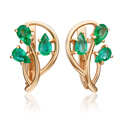 Серьги из красного золота с изумрудом PLATINA jewelry 02-0472-00-103-1110-30, 02-0472-00-103-1110-30
Серьги из красного золота с изумрудом PLATINA jewelry 02-0472-00-103-1110-30, 02-0472-00-103-1110-30