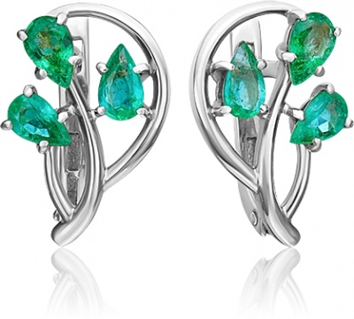 Серьги из белого золота с изумрудом PLATINA jewelry 02-0473-00-103-1120-30, 02-0473-00-103-1120-30
Серьги из белого золота с изумрудом PLATINA jewelry 02-0473-00-103-1120-30, 02-0473-00-103-1120-30