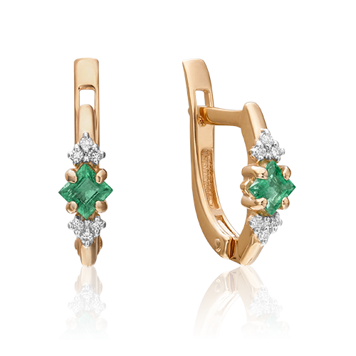 Серьги из красного золота с бриллиантом/изумрудом PLATINA jewelry 02-0890-00-106-1110-30, 02-0890-00-106-1110-30
Серьги из красного золота с бриллиантом/изумрудом PLATINA jewelry 02-0890-00-106-1110-30, 02-0890-00-106-1110-30