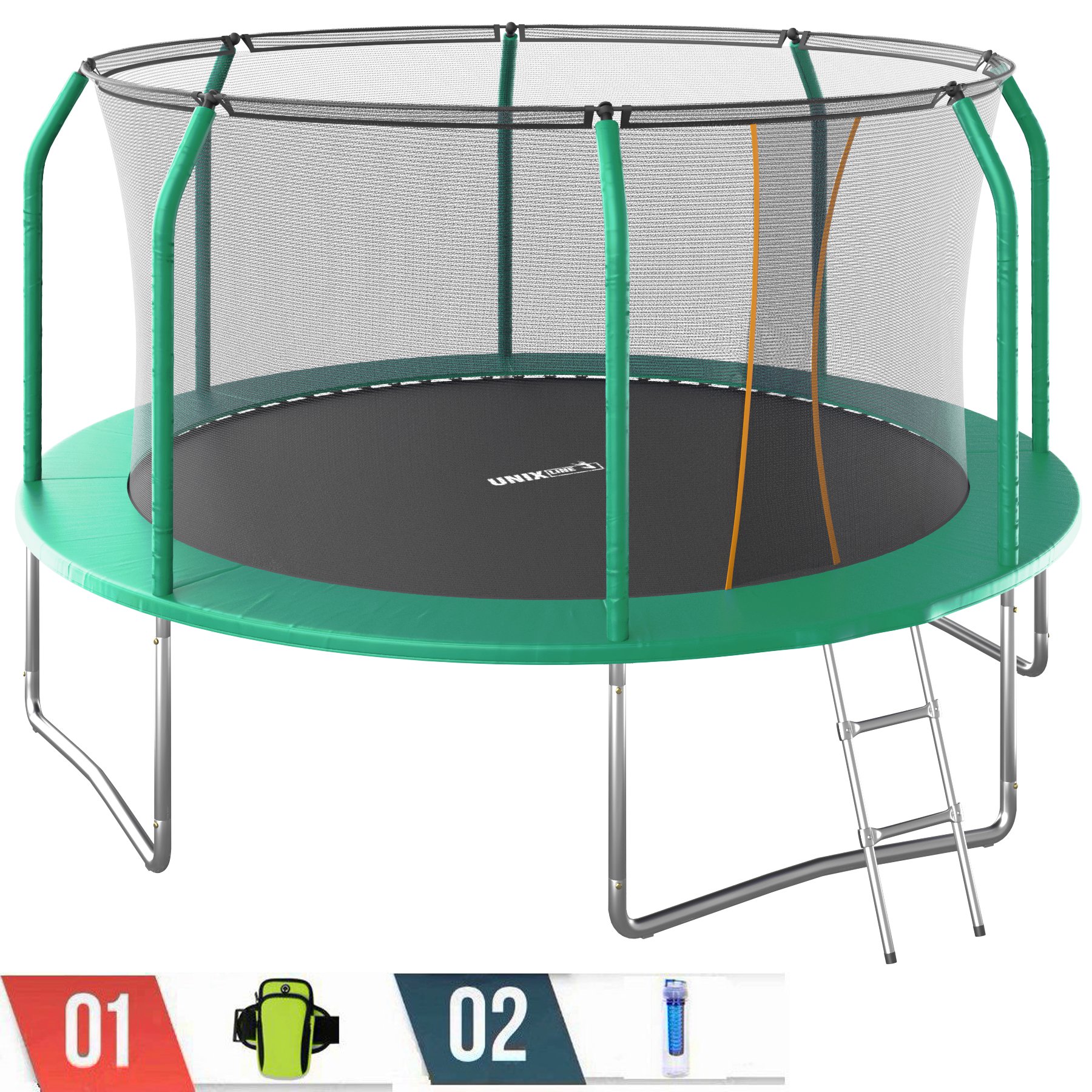 Батут UNIX Line SUPREME BASIC 12 ft (green) + аксессуары, Зеленый, SUPREME BASIC 12 ft
Батут UNIX Line SUPREME BASIC 12 ft (green) + аксессуары, Зеленый, SUPREME BASIC 12 ft