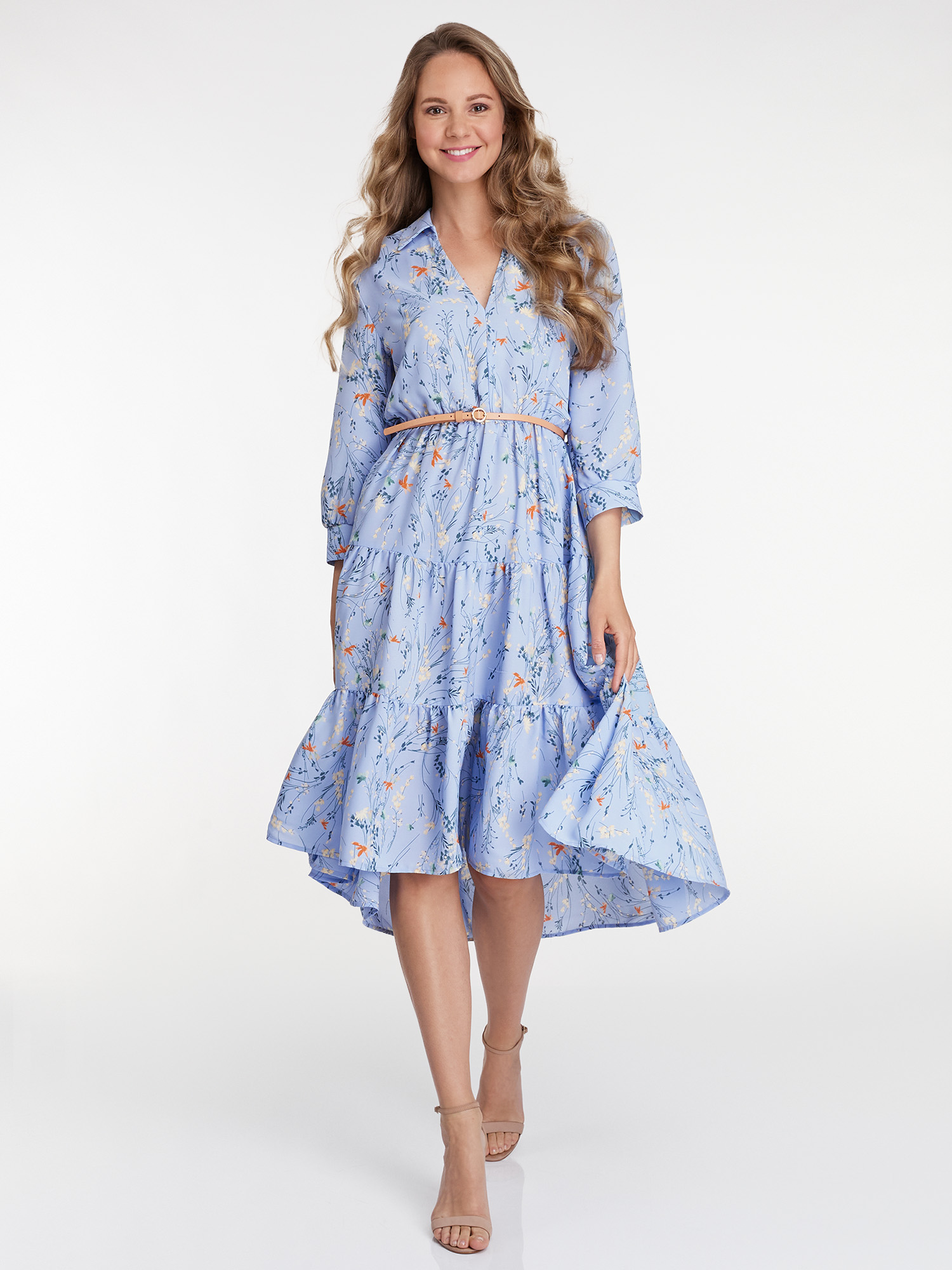 Платье женское oodji 11913061-1 синее 42/170, Синий, 11913061-1
Платье женское oodji 11913061-1 синее 42/170, Синий, 11913061-1