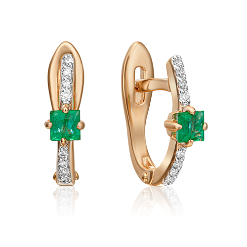 Серьги из красного золота с бриллиантом/изумрудом PLATINA jewelry 02-0895-00-106-1110-30, 02-0895-00-106-1110-30
Серьги из красного золота с бриллиантом/изумрудом PLATINA jewelry 02-0895-00-106-1110-30, 02-0895-00-106-1110-30