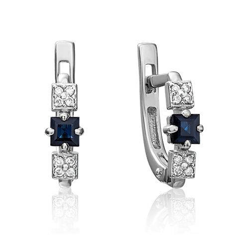 Серьги из белого золота с сапфиром/бриллиантом PLATINA jewelry 02-0900-00-105-1120-30, 02-0900-00-105-1120-30
Серьги из белого золота с сапфиром/бриллиантом PLATINA jewelry 02-0900-00-105-1120-30, 02-0900-00-105-1120-30
