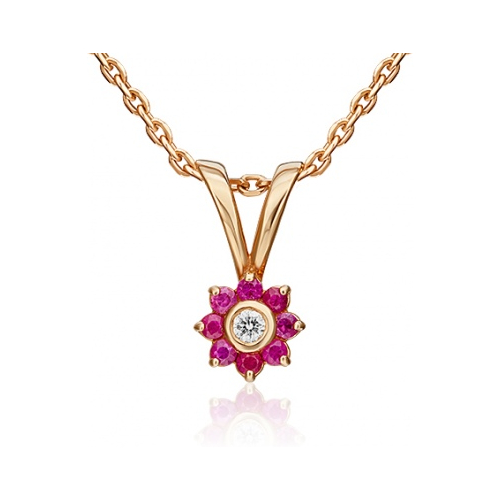 Подвеска из красного золота с рубином/бриллиантом PLATINA jewelry 03-0084-00-107-1110-30, 03-0084-00-107-1110-30
Подвеска из красного золота с рубином/бриллиантом PLATINA jewelry 03-0084-00-107-1110-30, 03-0084-00-107-1110-30