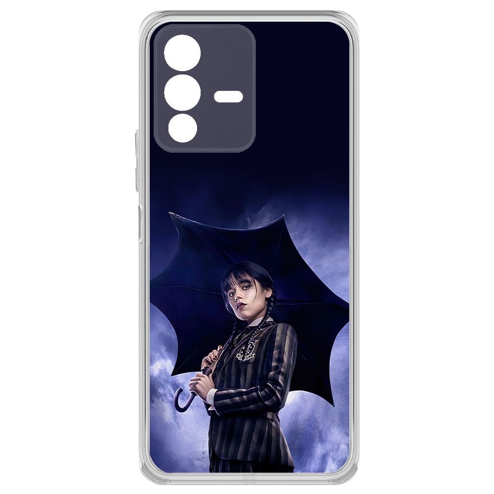 Чехол-накладка Krutoff Clear Case Уэнсдей Аддамс - Уэнсдей под зонтом для Vivo V23, Прозрачный
Чехол-накладка Krutoff Clear Case Уэнсдей Аддамс - Уэнсдей под зонтом для Vivo V23, Прозрачный