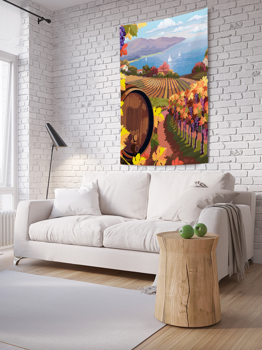 Вертикальное фотопанно на стену JoyArty Уютные виноградники 150x200 см, Уютные виноградники
Вертикальное фотопанно на стену JoyArty Уютные виноградники 150x200 см, Уютные виноградники