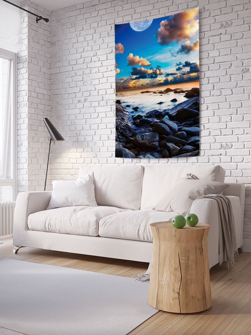 Вертикальное фотопанно на стену JoyArty Каменный пляж под лунным светом 150x200 см, Каменный пляж под лунным светом
Вертикальное фотопанно на стену JoyArty Каменный пляж под лунным светом 150x200 см, Каменный пляж под лунным светом