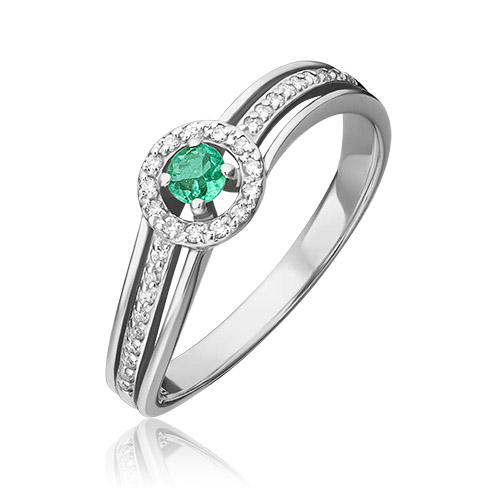 Кольцо из золота р. 18 PLATINA jewelry 01-1518-00-106-1120-30, изумруд\бриллиант, 01-1518-00-106-1120-30
Кольцо из золота р. 18 PLATINA jewelry 01-1518-00-106-1120-30, изумруд\бриллиант, 01-1518-00-106-1120-30
