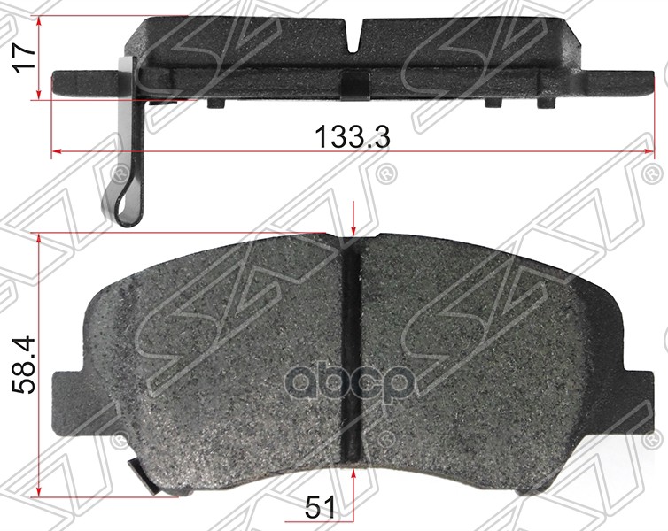 Колодки Тормозные Перед Hyundai Solaris 10-/Creta 15-/Kia Rio 10- Sat арт. ST581011RA00
Колодки Тормозные Перед Hyundai Solaris 10-/Creta 15-/Kia Rio 10- Sat арт. ST581011RA00