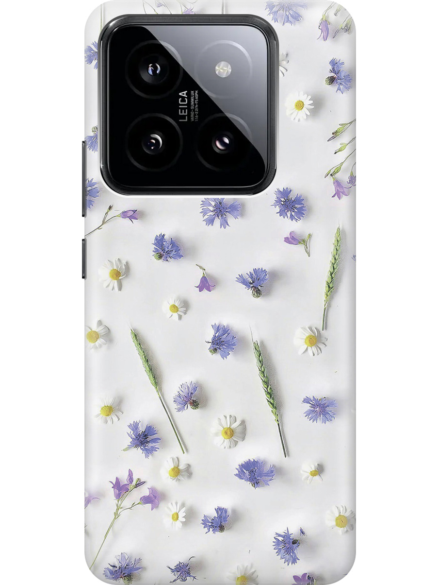 Силиконовый чехол на Xiaomi 14 Pro с рисунком "Ромашки и колоски", Белый;зеленый;фиолетовый, 20012090
Силиконовый чехол на Xiaomi 14 Pro с рисунком "Ромашки и колоски", Белый;зеленый;фиолетовый, 20012090