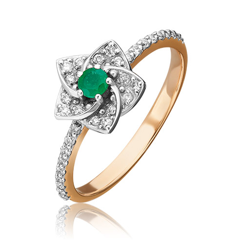 Кольцо из золота р. 17 PLATINA jewelry 01-1574-00-106-1111-30, изумруд\бриллиант, 01-1574-00-106-1111-30
Кольцо из золота р. 17 PLATINA jewelry 01-1574-00-106-1111-30, изумруд\бриллиант, 01-1574-00-106-1111-30
