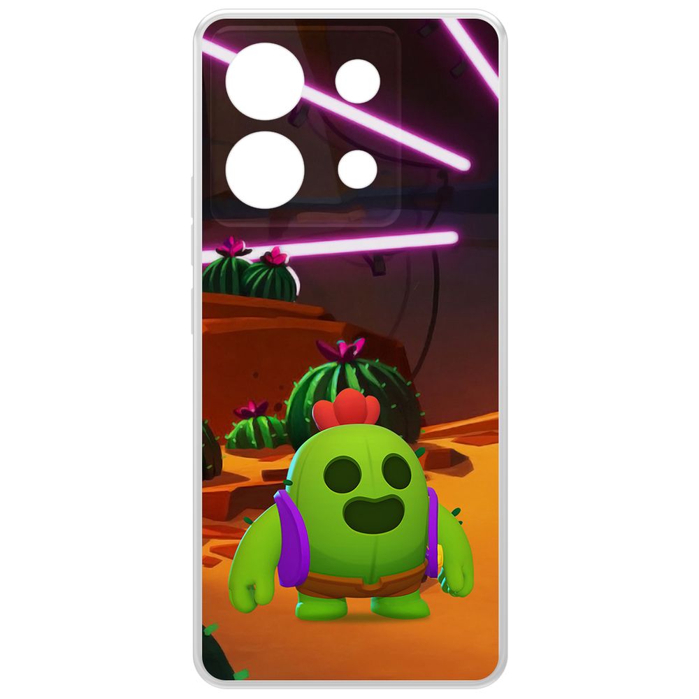 Чехол-накладка Krutoff Clear Case Brawl Stars-Спайк для Xiaomi Redmi Note 13 Pro 5G, Прозрачный
Чехол-накладка Krutoff Clear Case Brawl Stars-Спайк для Xiaomi Redmi Note 13 Pro 5G, Прозрачный
